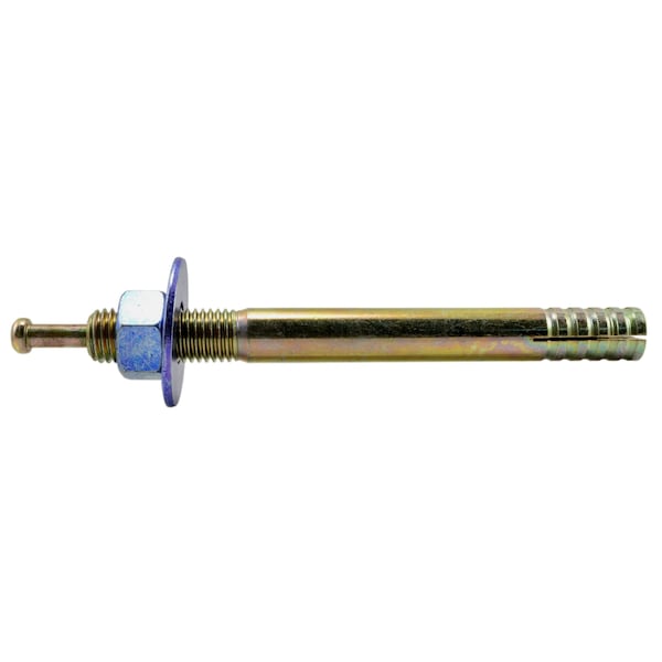 Torquemaster Torquemaster Nail Drive Anchor, 3/4" Dia., 7-1/2" L, Steel Yellow Zinc, 10 PK 52575 - main